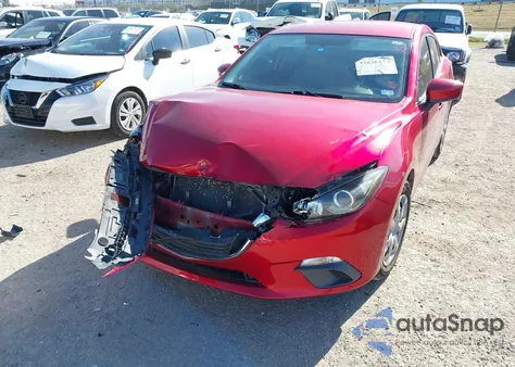 2016 Mazda Mazda3 I Sport из США, поврежденный, VIN JM1BM1T73G1296339